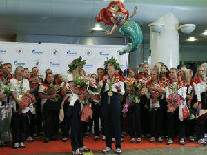 Ruski olimpijci dočekani kao heroji