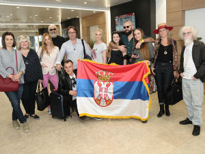 Odlazak srpske delegacije na „Evrosong“