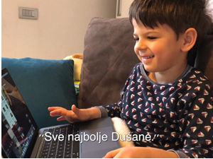 Dušanov šesti rođendan gledao ceo svet – drugari jači od izolacije