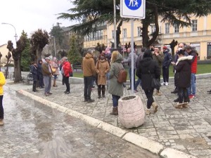 Protest preduzetnika u Vranju, traže da im se omogući da zarade bar minimalac