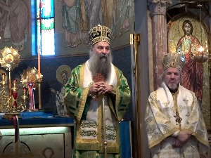 Patrijarh Porfirije sa srpskom zajednicom u Milvokiju